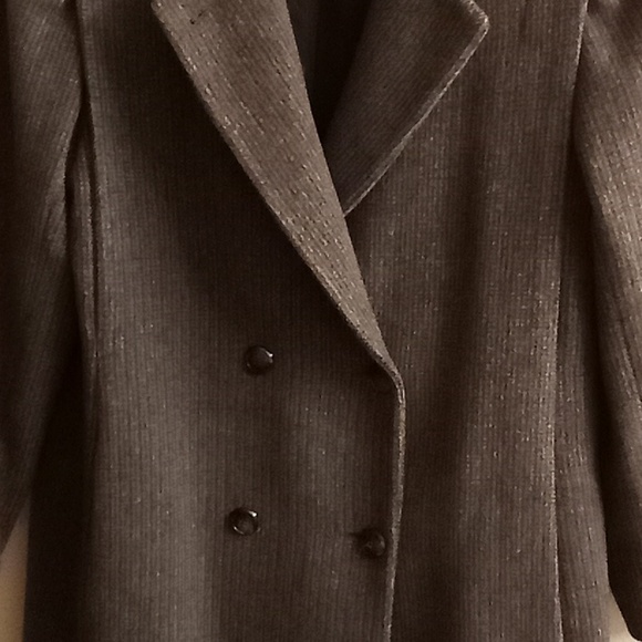 NEW KAREN PETITES Made in the USA Winter Minimalist Sz XL Gray-Black Colors HCM - Picture 7 of 12